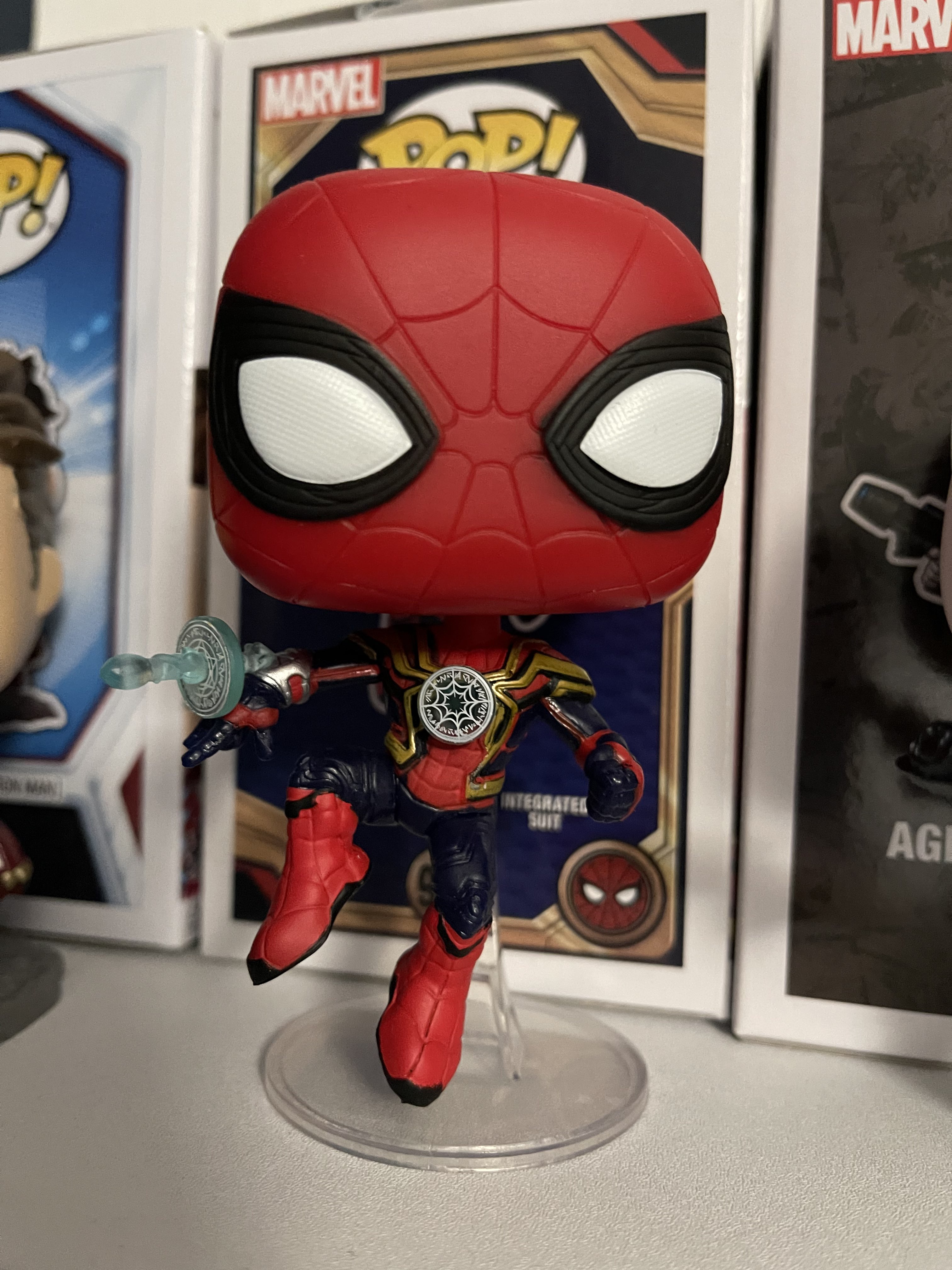 Integrated Spiderman Suit